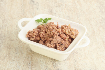 Canned tuna fish for salad