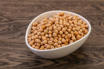 Vegan cuisine - Dry chickpea heap