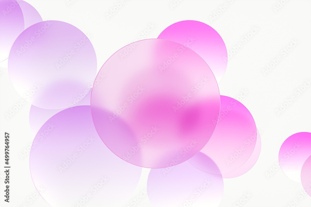 Poster beauty fashion bokeh background for cosmetic product display. 3d rendering. top view.