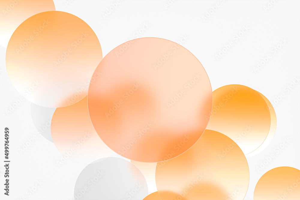 Poster beauty fashion bokeh background for cosmetic product display. 3d rendering. top view.