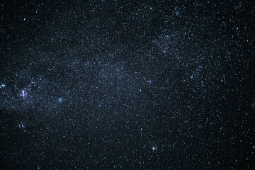 Starry nights are good for the soul. Shot of the sky on a dark starry night.