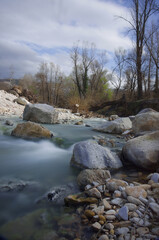 Scafa - Abruzzo - The sulphurous waters of the Lavino river	