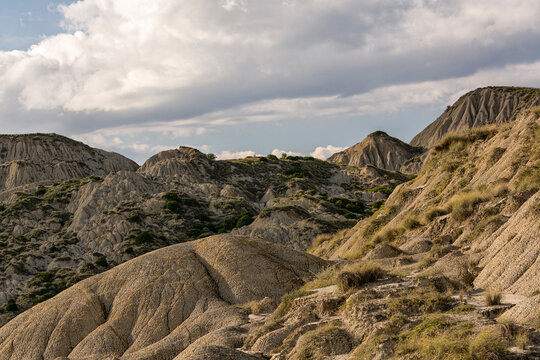 Rural landscape, Lucanian Badlands, Aliano, Basilicata, Italy