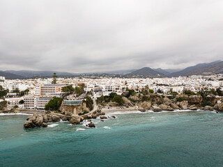 View of the coastline in Freja, Spain