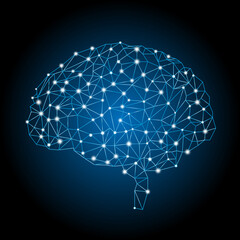 人工知能イメージのテクノロジーグラフィック素材