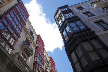 Building in the old town of Bilbao