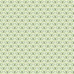 Light geometric abstract pattern with abstract round shapes