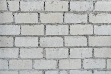 Fototapeta premium Background and textured of construction Brick blocks for building construction are cement-bonded. Without plastering the surface.