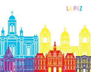 La Paz skyline pop