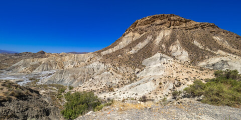 Tabernas Desert Nature Reserve, Special Protection Area, Hot Desert Climate Region, Tabernas, Almería, Andalucía, Spain, Europe