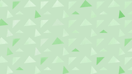 緑の三角形のパターンイラスト