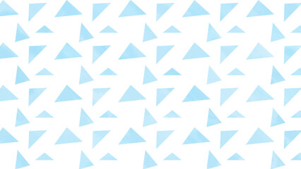 青い三角形のパターンイラスト