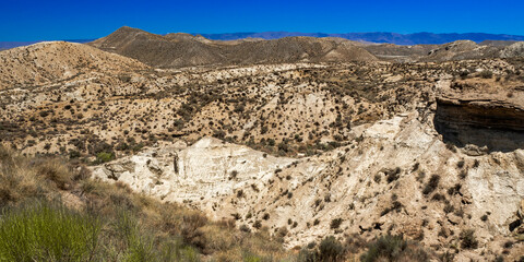 Tabernas Desert Nature Reserve, Special Protection Area, Hot Desert Climate Region, Tabernas, Almería, Andalucía, Spain, Europe