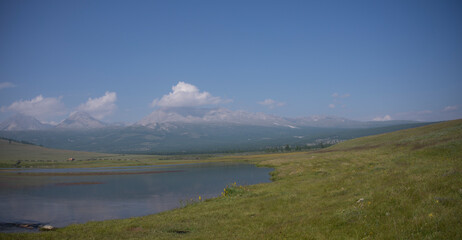 Obraz premium view of the lake