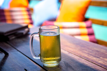 A cold Beer in a hot climate