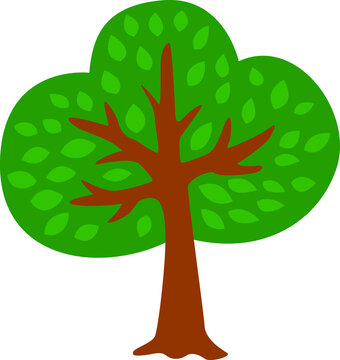 Simple tree vector design
