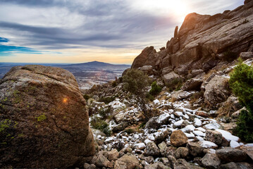Riscos en Las Pacillas. La Pedriza. Madrid. España.