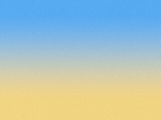 Ukrainian flag. Support Ukraine concept. Grainy gradient texture. Abstract background. Blue and yellow colors.