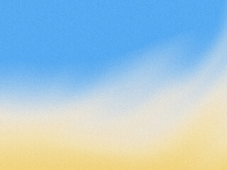 Ukrainian flag. Support Ukraine concept. Grainy gradient texture. Abstract background. Blue and yellow colors.