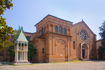 Fototapeta na wymiar Basilica of San Domenico in Bologna, Italy