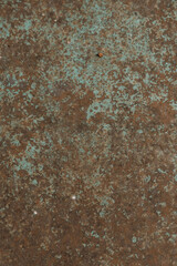 Texture of old cracked metal wall