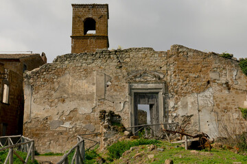 Celleno, borgo fantasma. Viterbo, Lazio