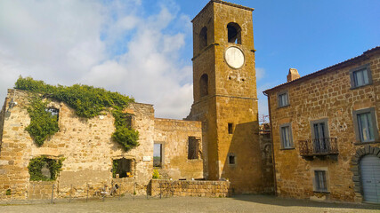 Fototapeta premium Celleno, borgo fantasma. Viterbo, Lazio