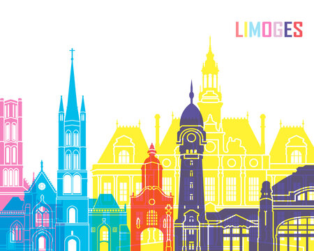 Limoges skyline pop