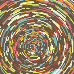 Colorful Universe Distribution Computational Generative Art background illustration