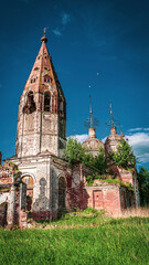 Fototapeta premium old abandoned Orthodox church
