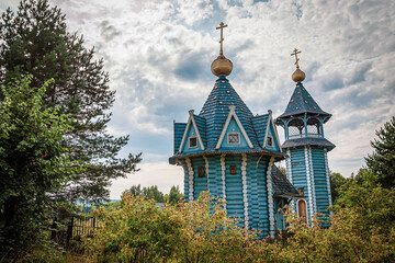 small village orthodox church