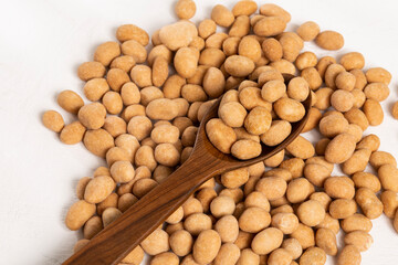 Tasty Peanuts Covered With A Crunchy Layer Of Wheat Flour