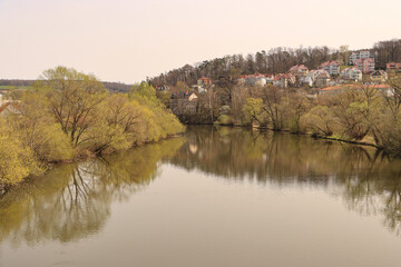 Frühling an der Fulda in Melsungen