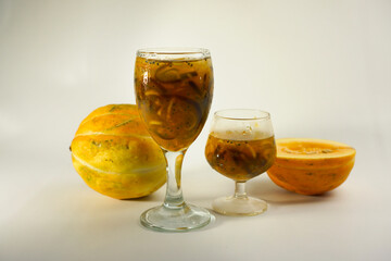 Blewah or Cucumis melo 'cantalupensis'.