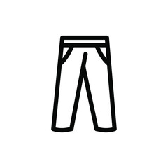 Trousers isolated icon design template