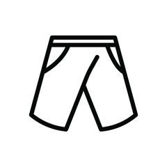 Shorts isolated icon design template