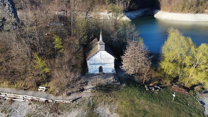Ogoz island in Switzerland