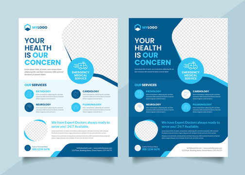 Medical Healthcare Flyer Design Template