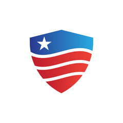American shield logo design