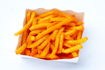 French fries with chili cheese powder