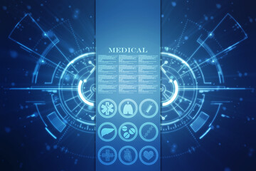 Medical and Health care concept background, Medical Science, Biotechnology concept background