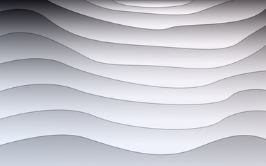 Abstract paper wave pattern on silver-grey background ideal for wallpaper,web banner,templates etc., 