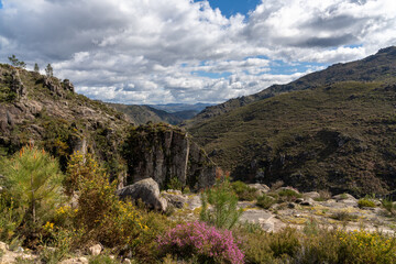 Fototapeta na wymiar landscape in the Peneda-Geres National Park in northern Portugal