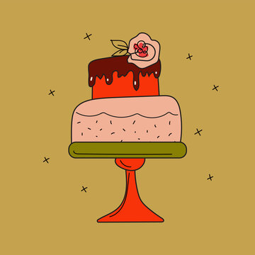 Illustration Of A Cake