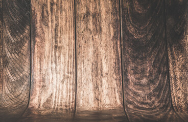 drewniane tło z desek brązowych pionowych