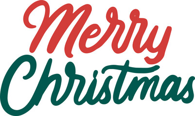 merry christmas lettering typography