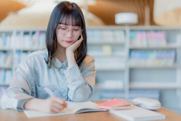 図書館でのひととき
