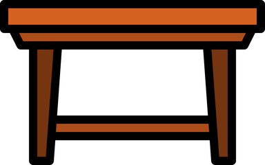table color outline icon