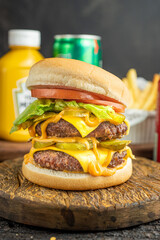burguers e porçoes