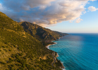 Fototapeta premium Oludeniz Beach Drone Photo, Fethiye Mugla Turkey